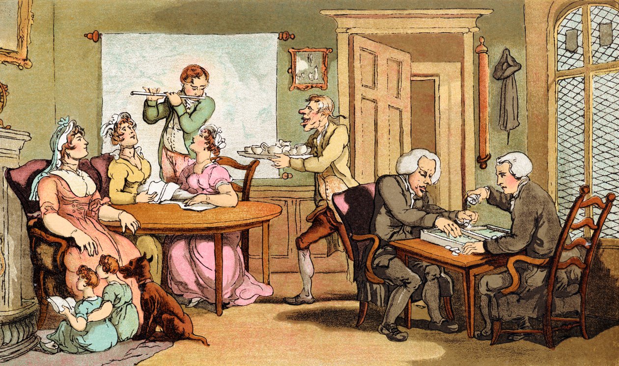 Oliver Goldsmith by Thomas Rowlandson