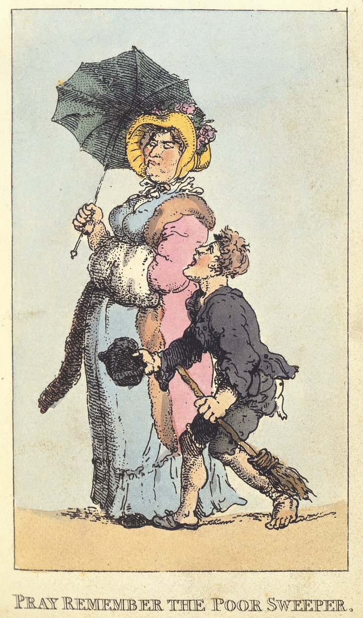 Pray Remember the Poor Sweeper, 1820 by Thomas Rowlandson