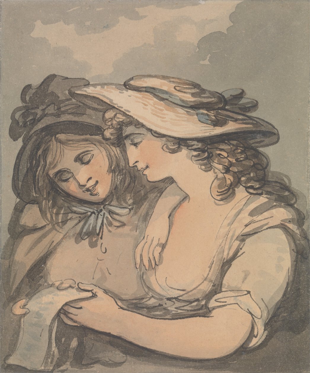 The Ballad Singers by Thomas Rowlandson