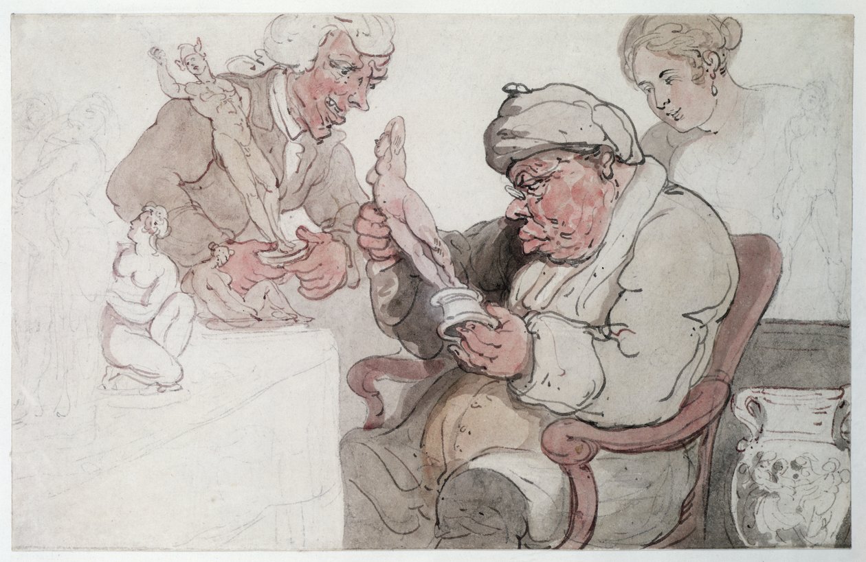 The Connoisseur by Thomas Rowlandson