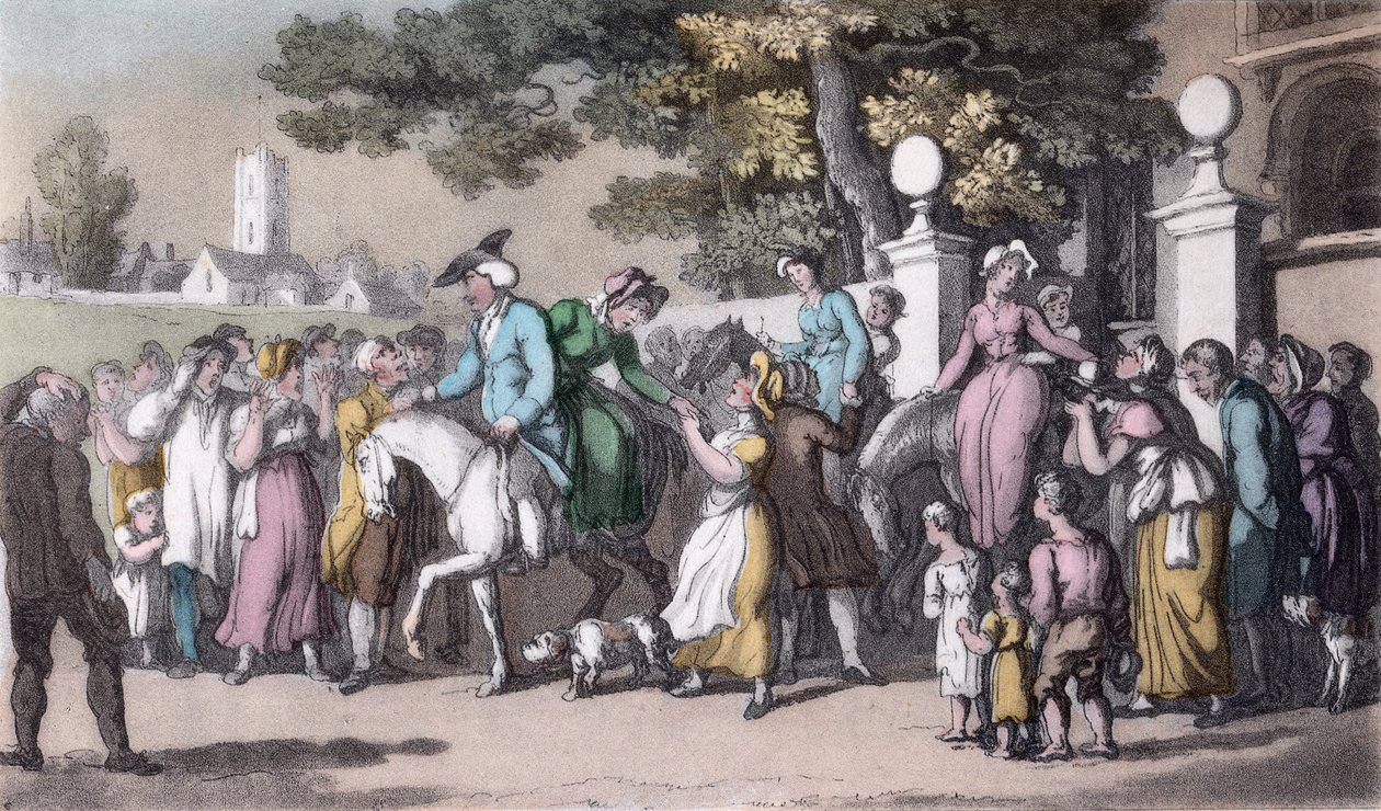 The Departure from Wakefield, Illustration from 