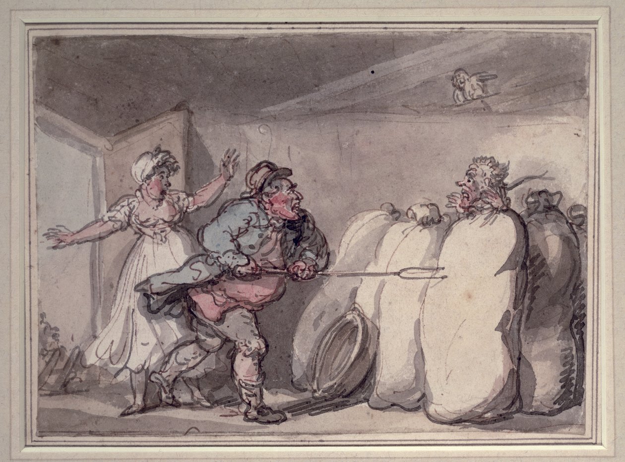 The Discovery by Thomas Rowlandson