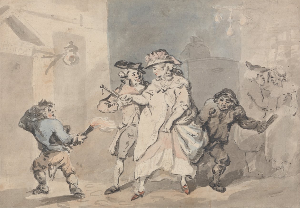 The Inn Door by Thomas Rowlandson