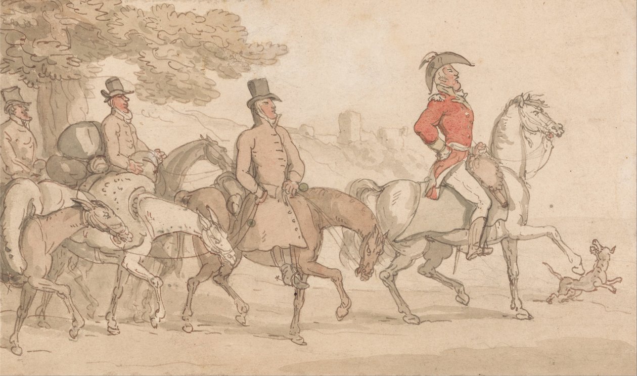 The Military Adventures of Johnny Newcome by Thomas Rowlandson