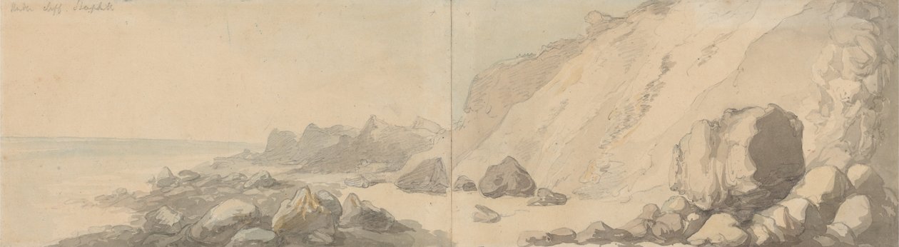 The Undercliff, Steephill, Isle of Wight by Thomas Rowlandson