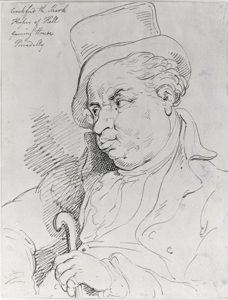 William Crockford by Thomas Rowlandson