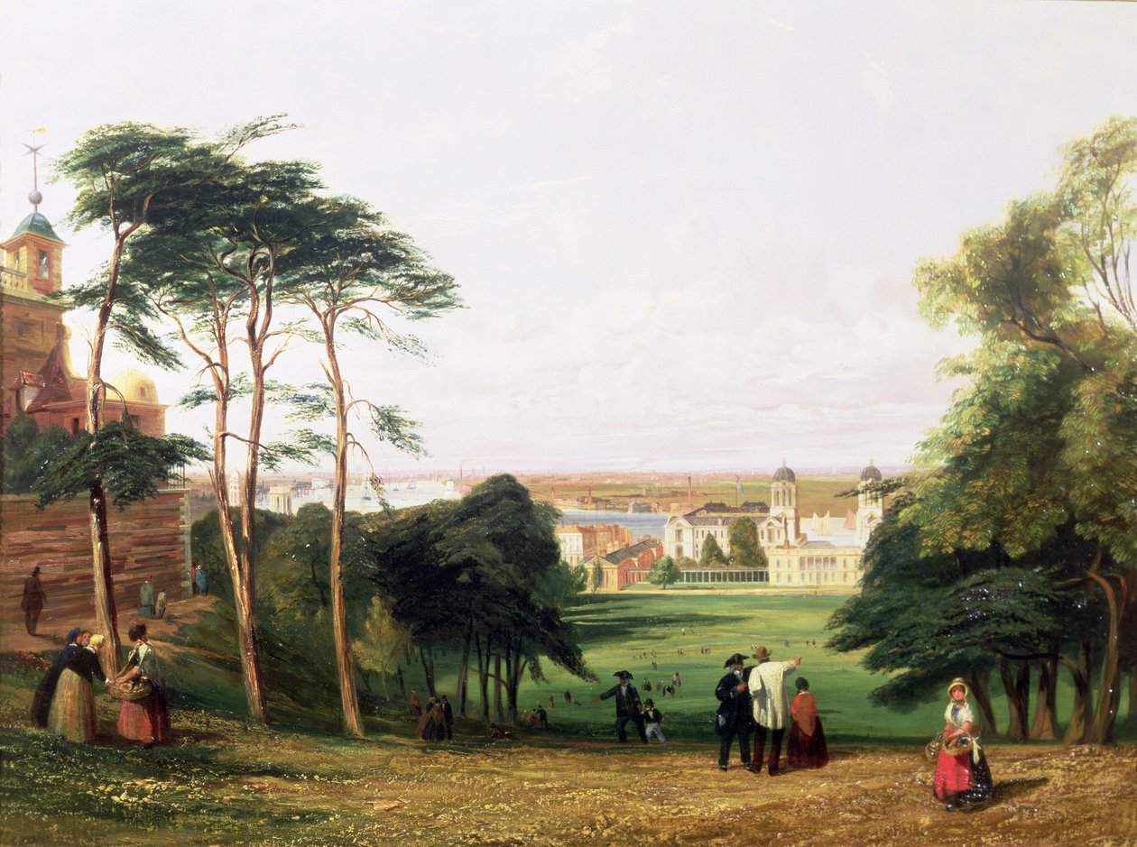 Greenwich, from the Royal Observatory by Thomas Shotter Boys