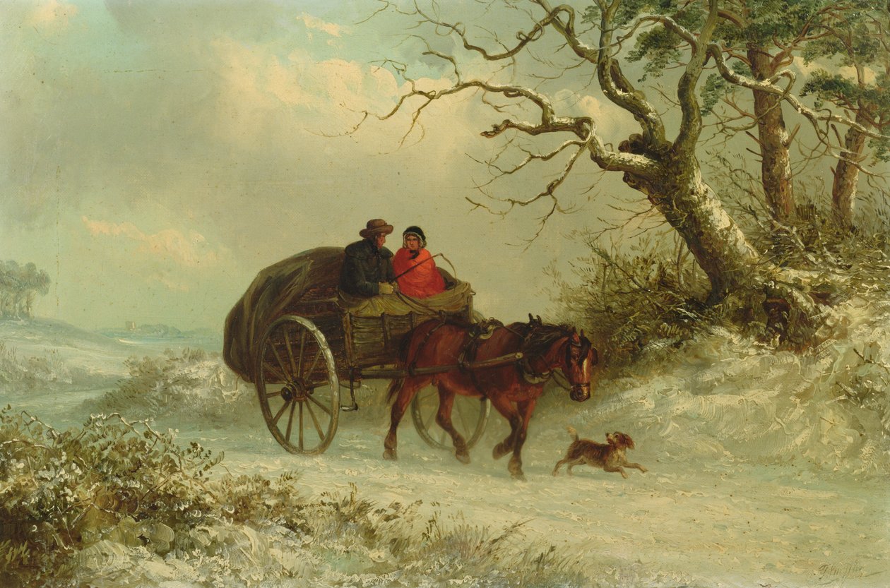 Going to Market in Winter by Thomas Smythe