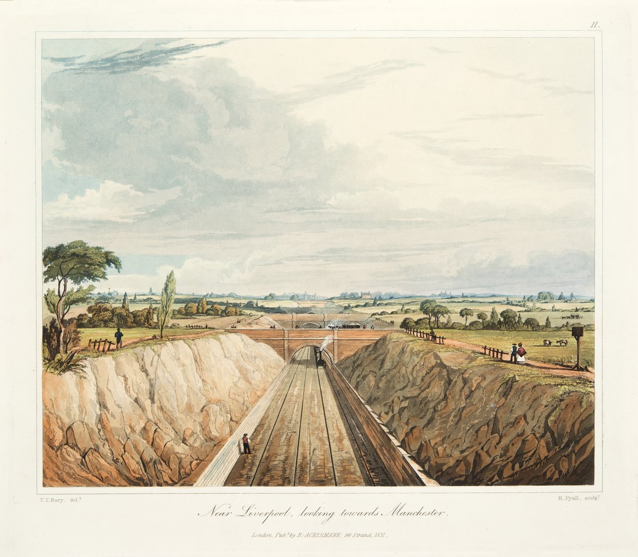 Near Liverpool, looking towards Manchester by Thomas Talbot Bury