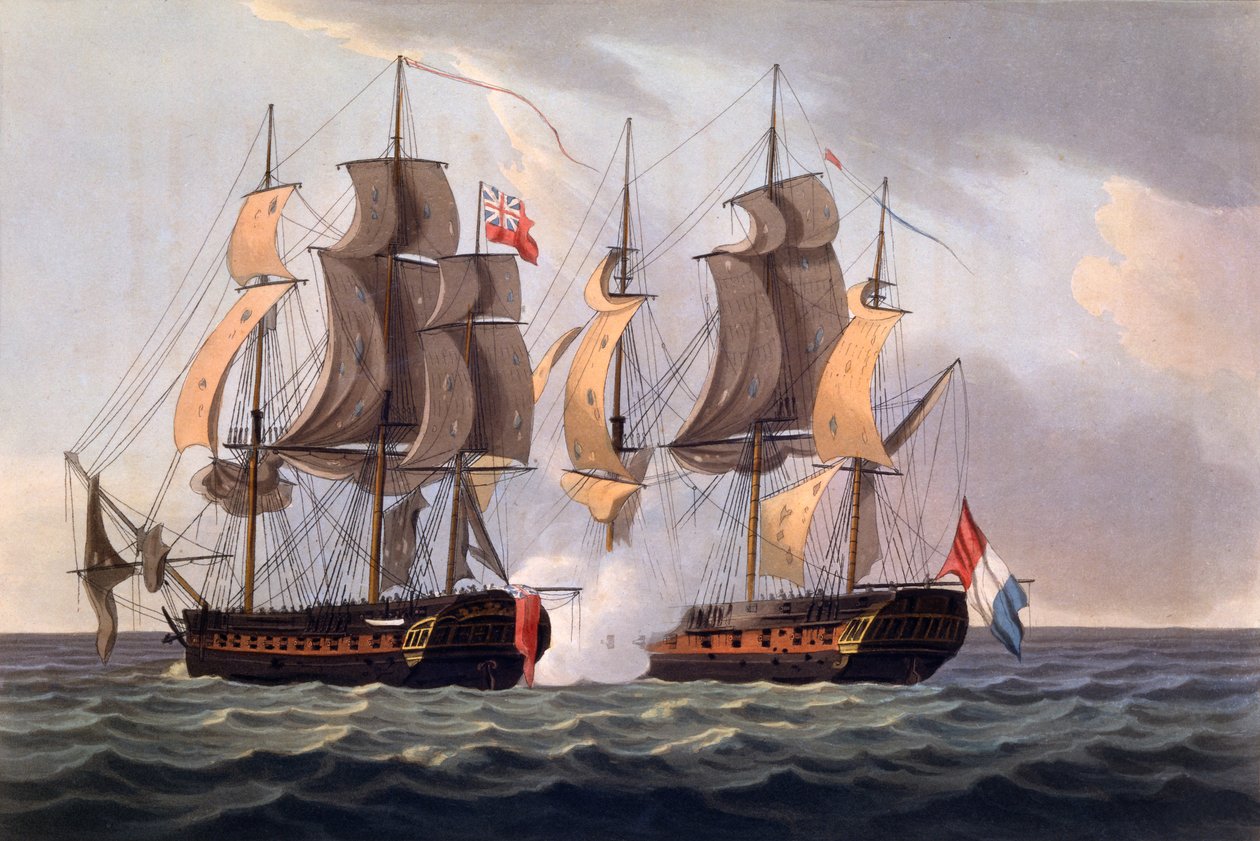 Capture of La Proserpine, Print Made by J. Jeakes, from 