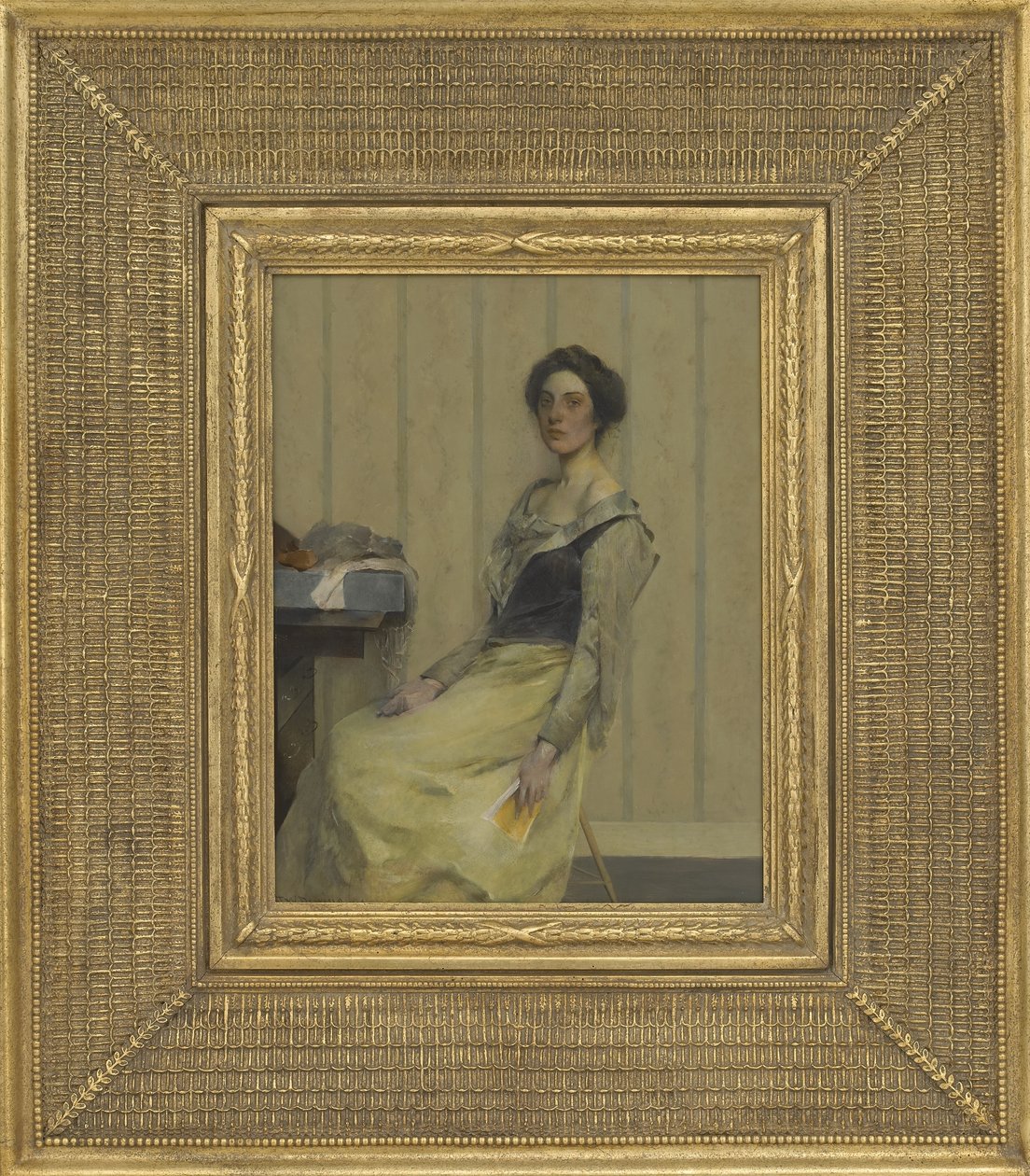 La Comedienne by Thomas Wilmer Dewing