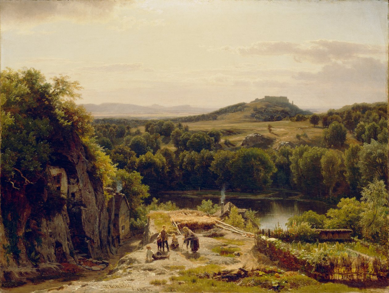 Landscape in the Harz Mountains by Thomas Worthington Whittredge