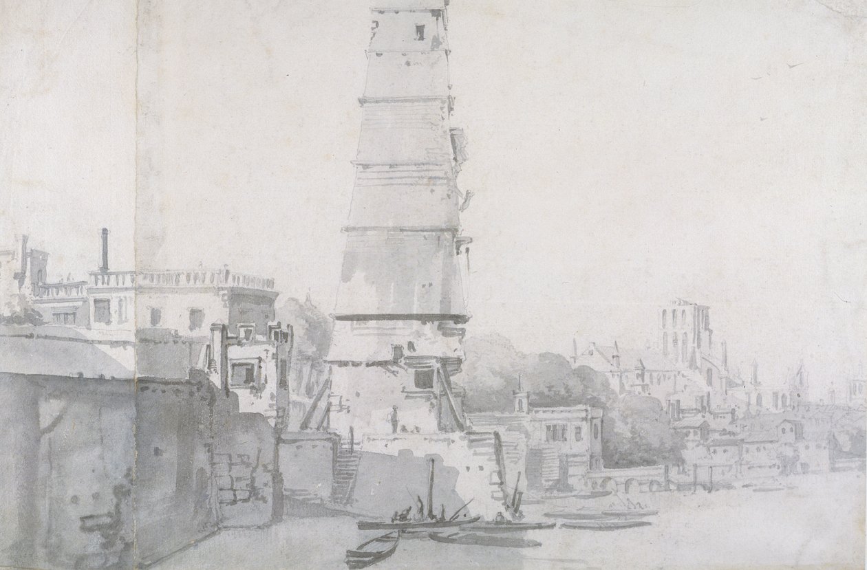 View of the Waterhouse and Old St Paul