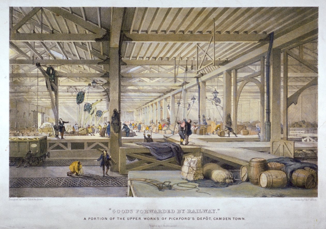 Goods Forwarded by Railway by Thomas Allom