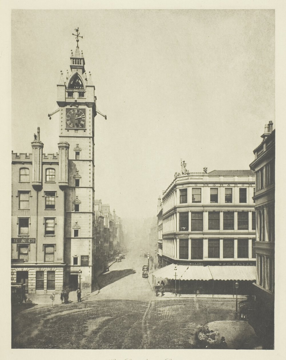 High Street from the Cross by Thomas Annan