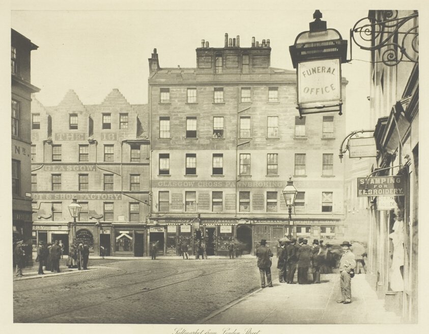 Saltmarket from London Street by Thomas Annan