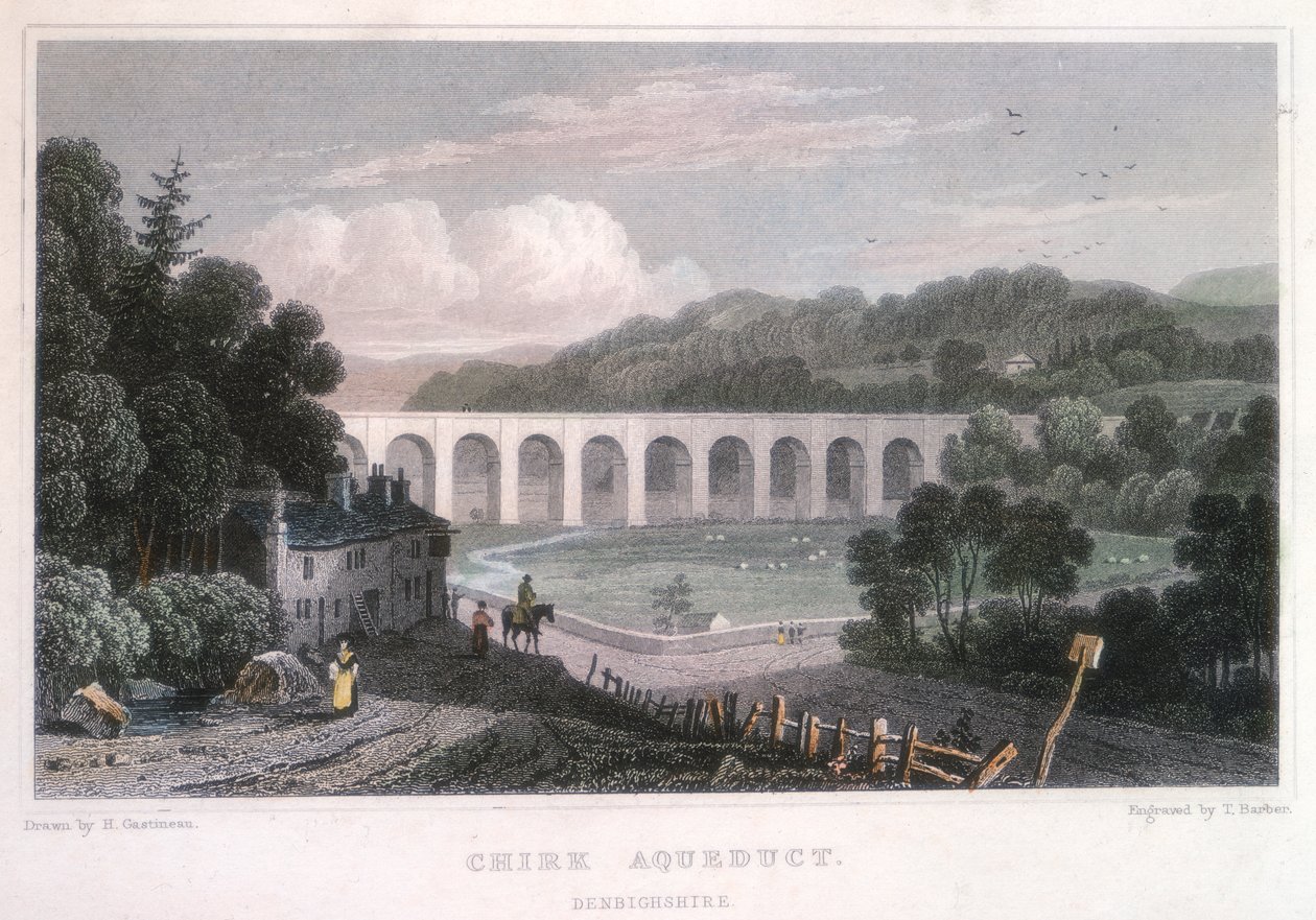 Chirk Aqueduct on the Ellesmere Canal by Thomas Barber