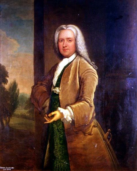 Portrait of Denzil Suckling (d.1744) by Thomas Bardwell