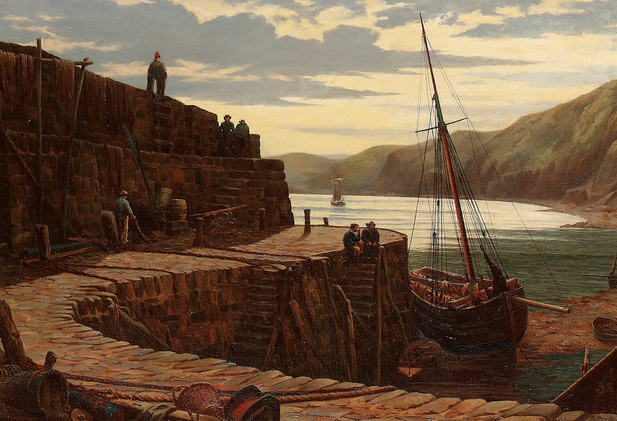 At the Quayside by Thomas Barrett