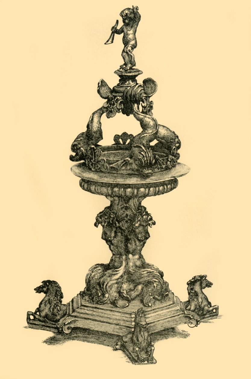 Silver Table Ornament by Thomas Benjamin Kennington