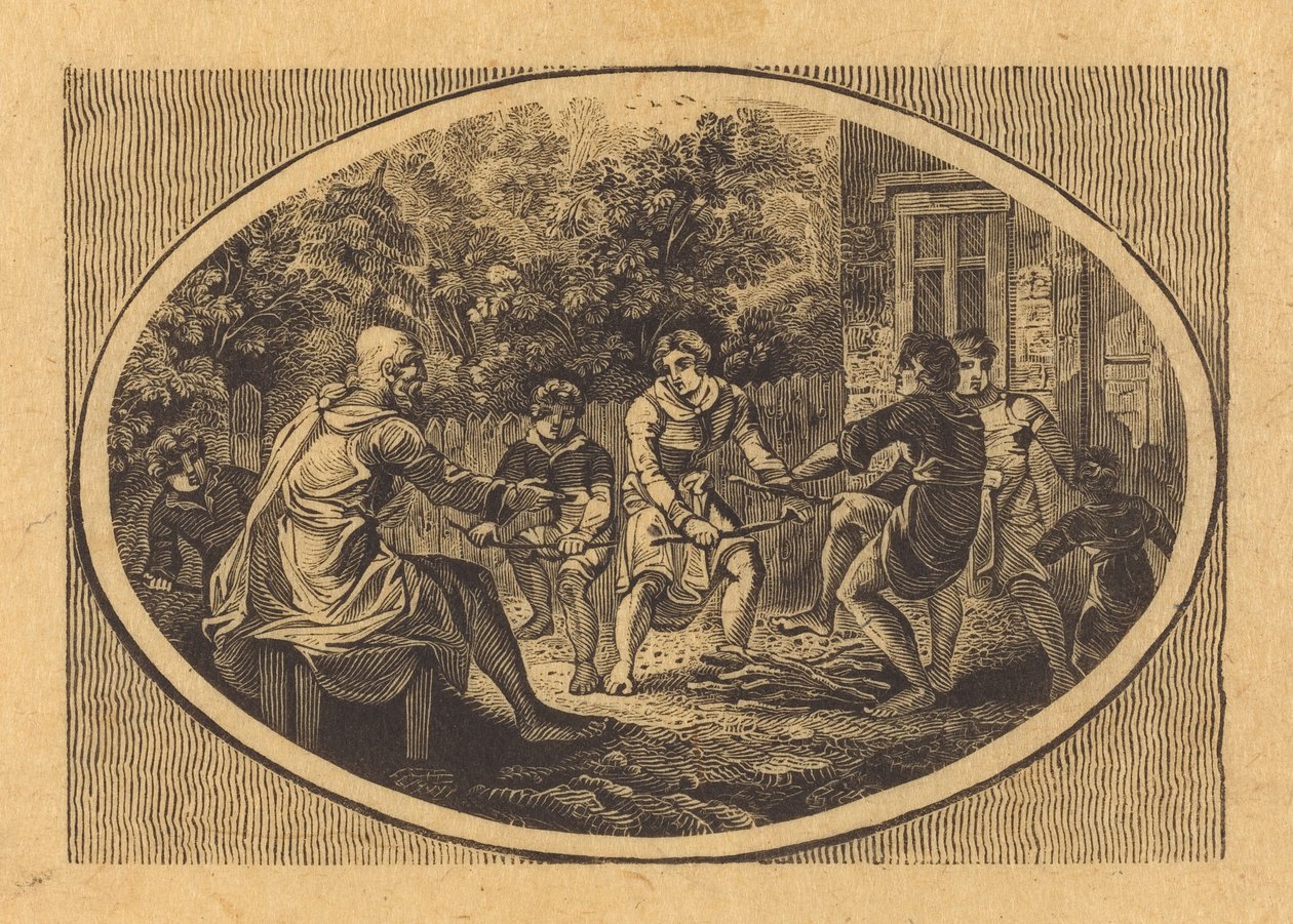 The Boasting Traveler by Thomas Bewick