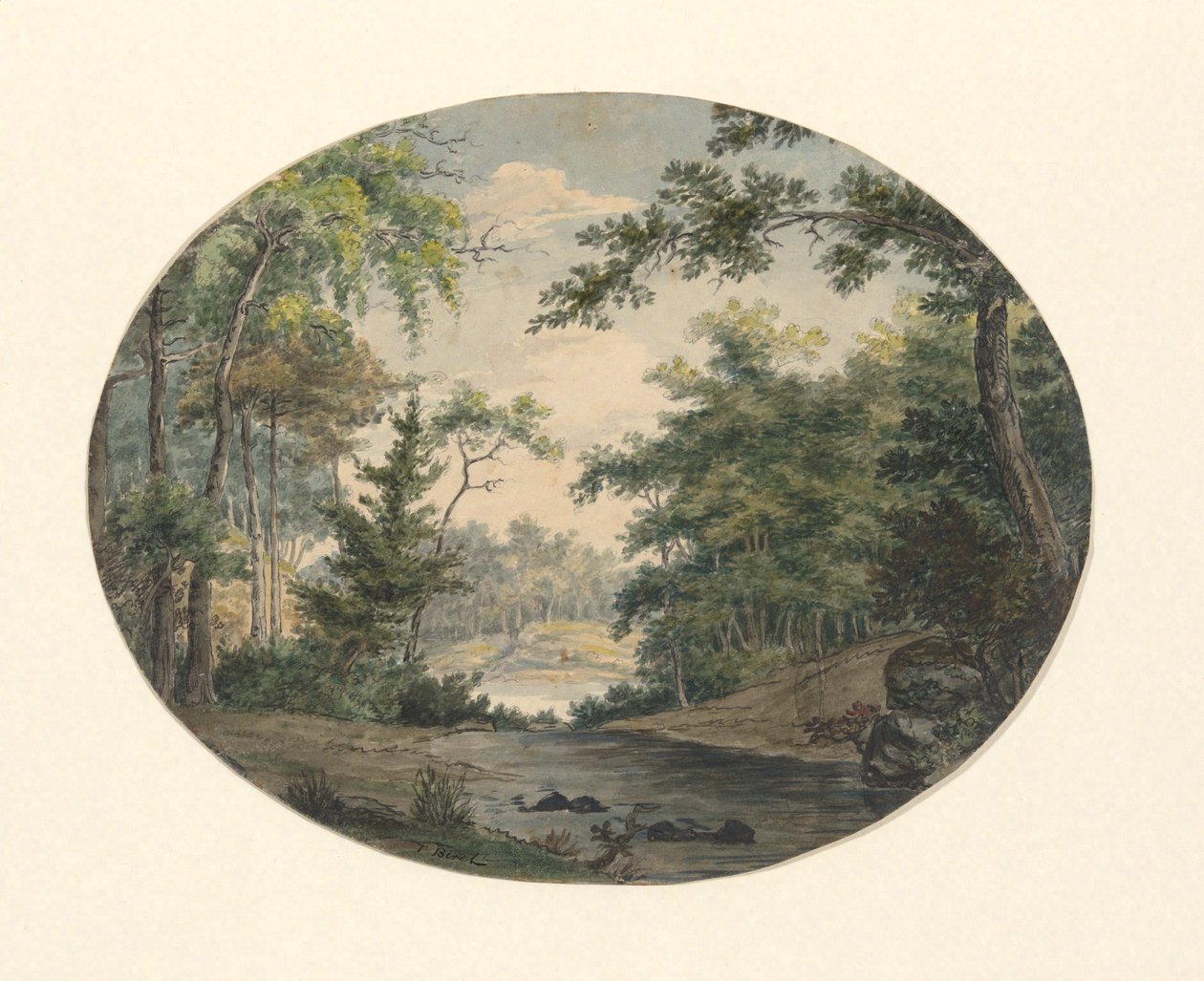 Forest Landscape by Thomas Birch