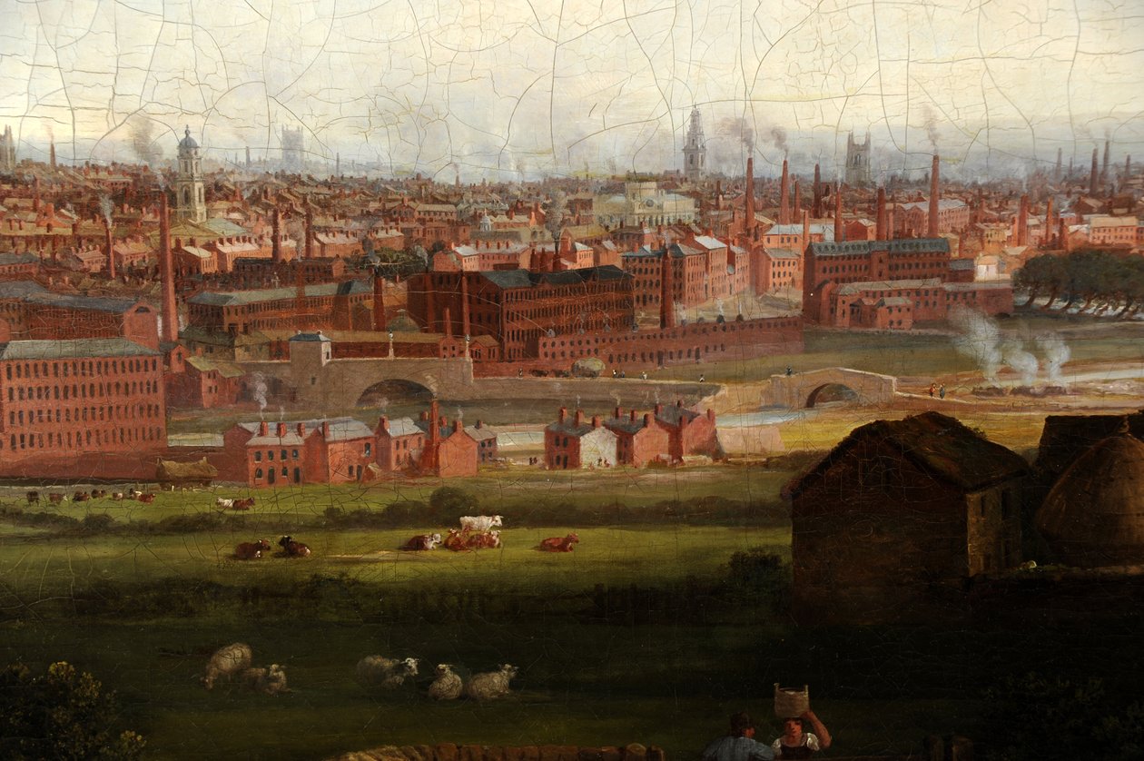 View of Leeds by Thomas Burras