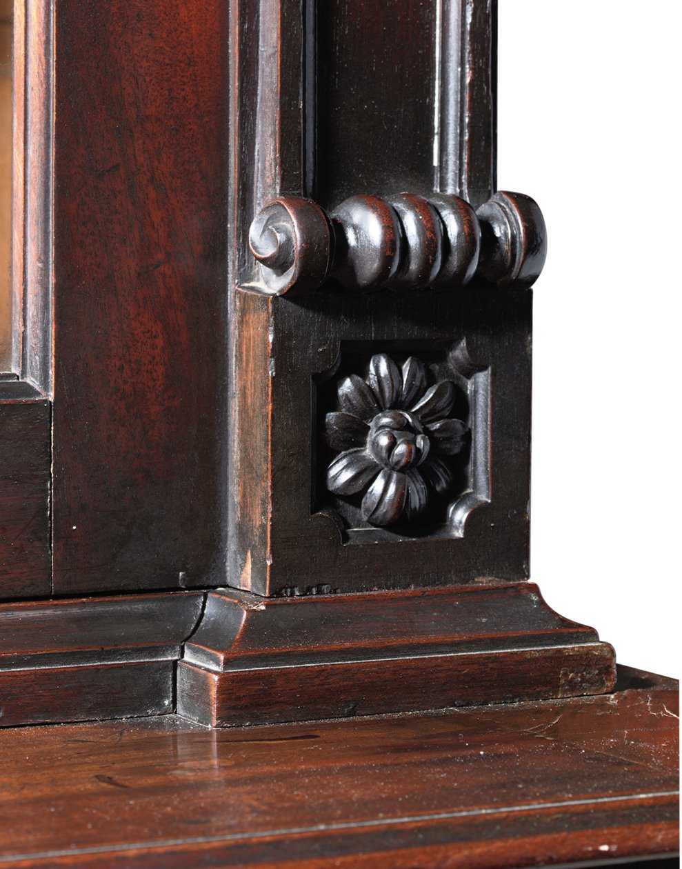 A George III breakfront bookcase by Thomas Chippendale