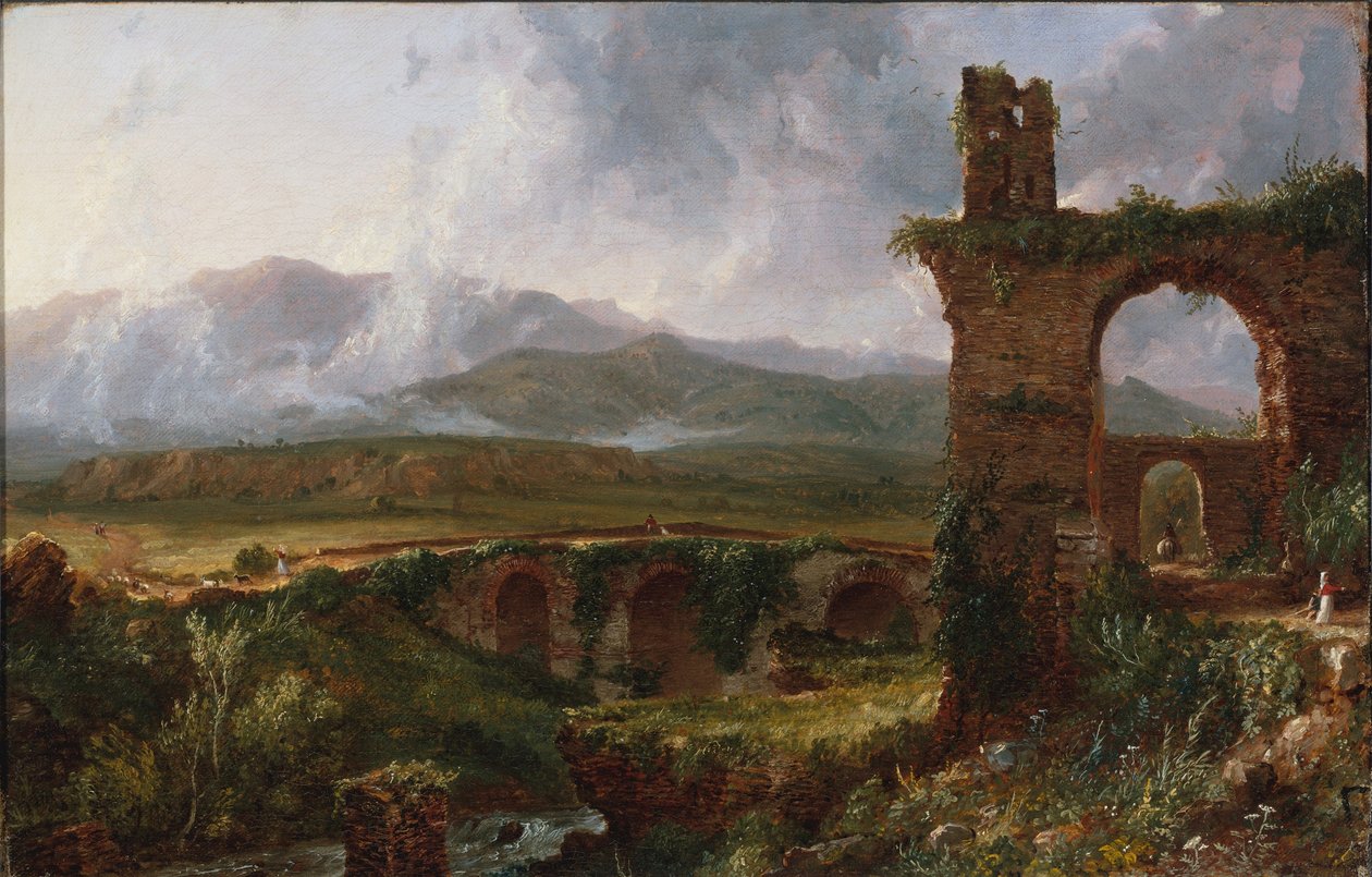 A View near Tivoli (Morning) by Thomas Cole