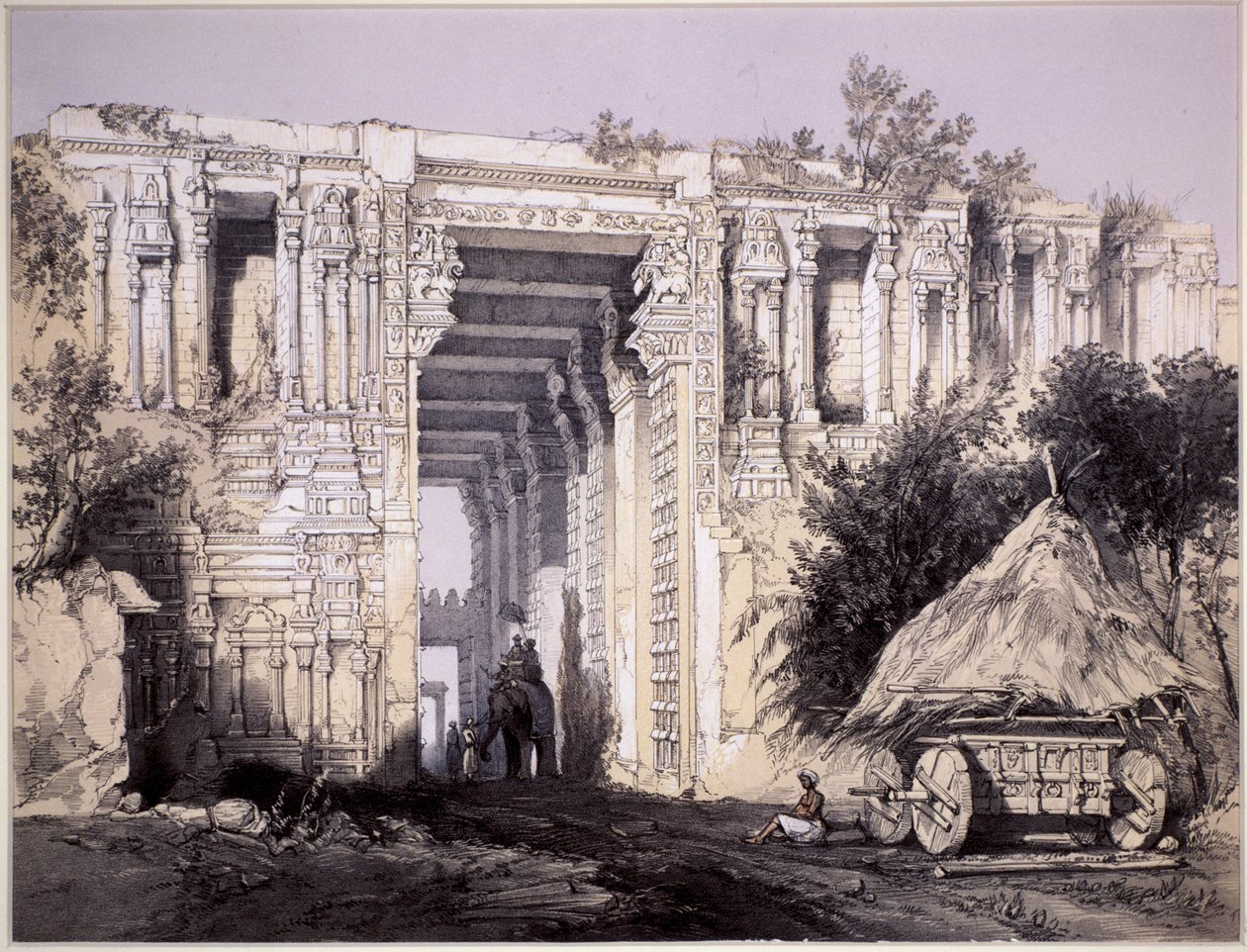Gateway at Seringham by Thomas Colman Dibdin