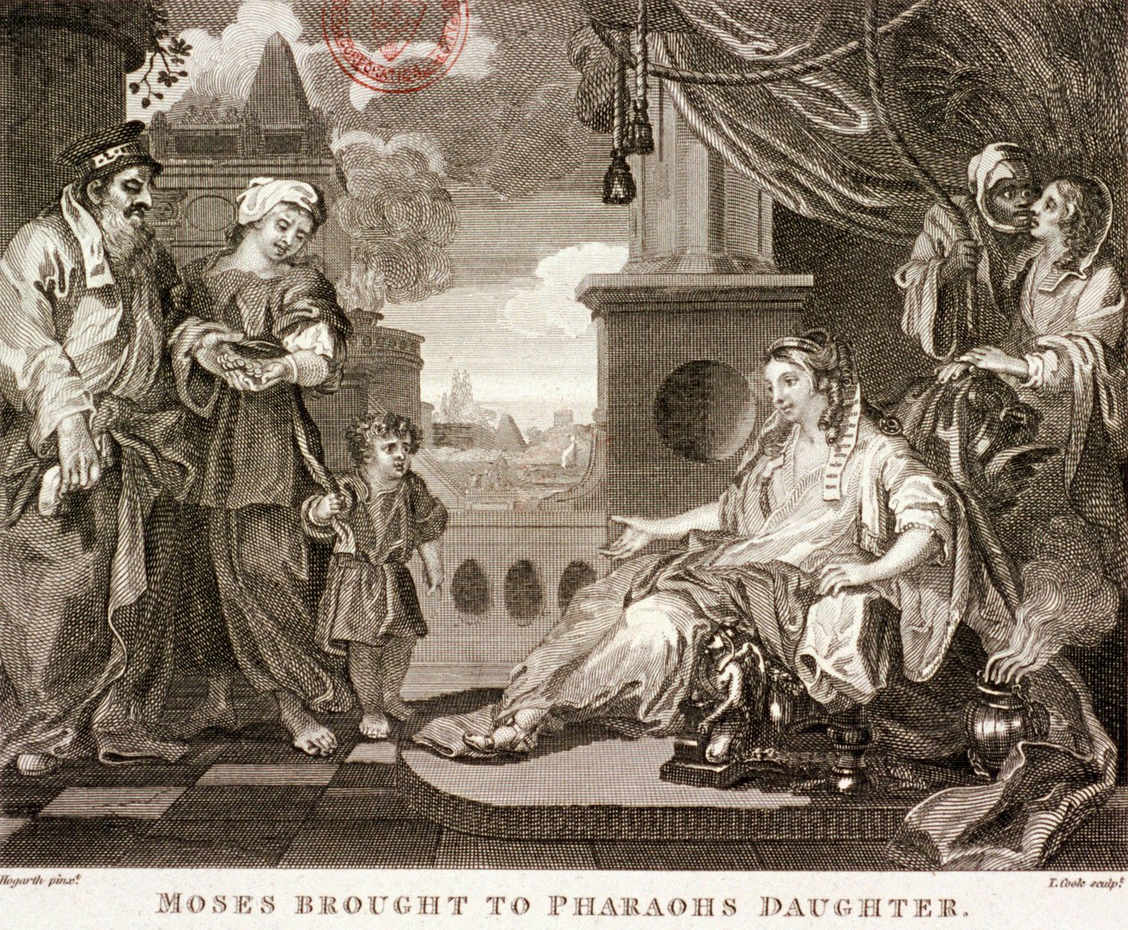 Moses Brought to Pharaoh