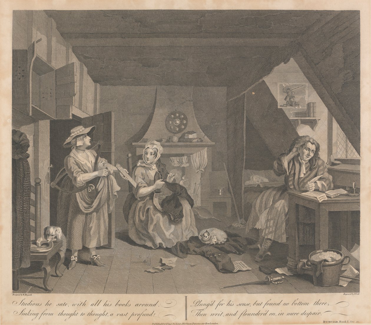 The Distressed Poet by Thomas Cook