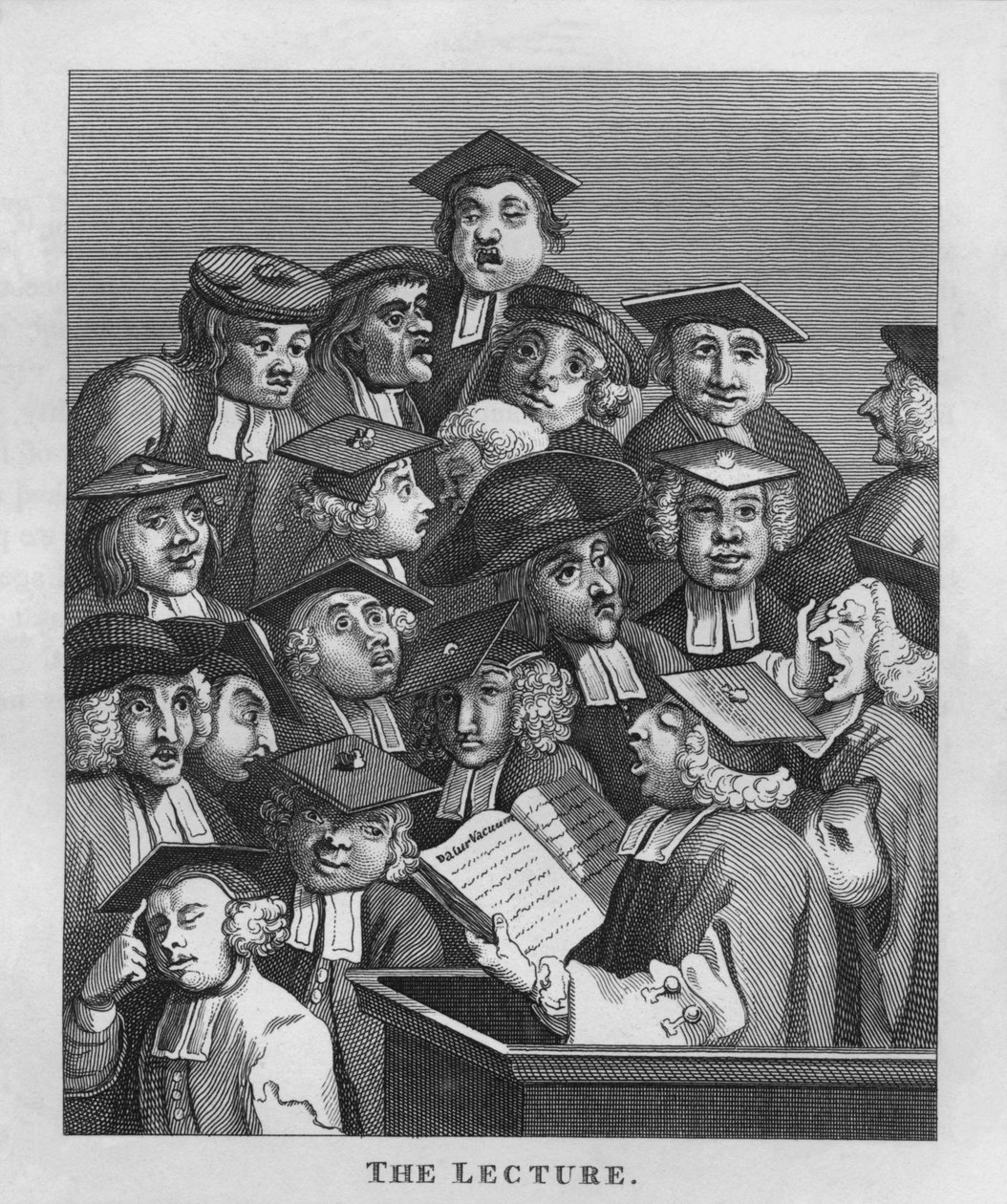 The Lecture, 1808, 1827 by Thomas Cook