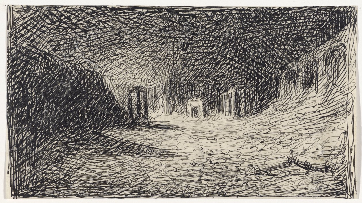 Ruins at Night by Thomas Cool