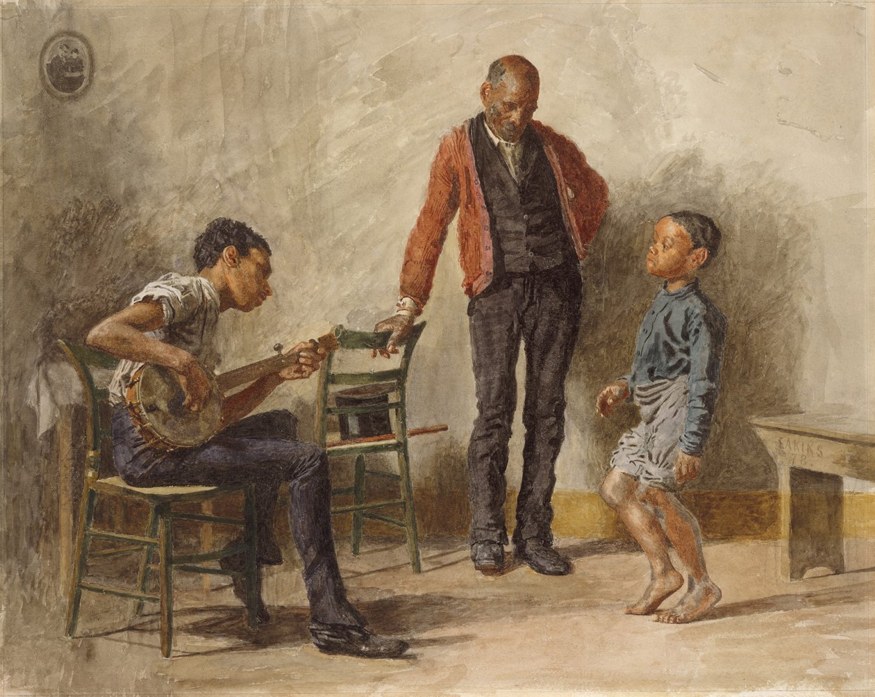 The Dancing Lesson by Thomas Cowperthwait Eakins