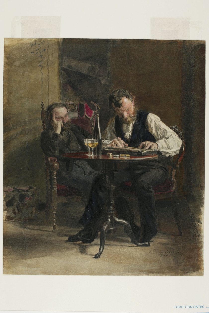 The Zither Player by Thomas Cowperthwait Eakins