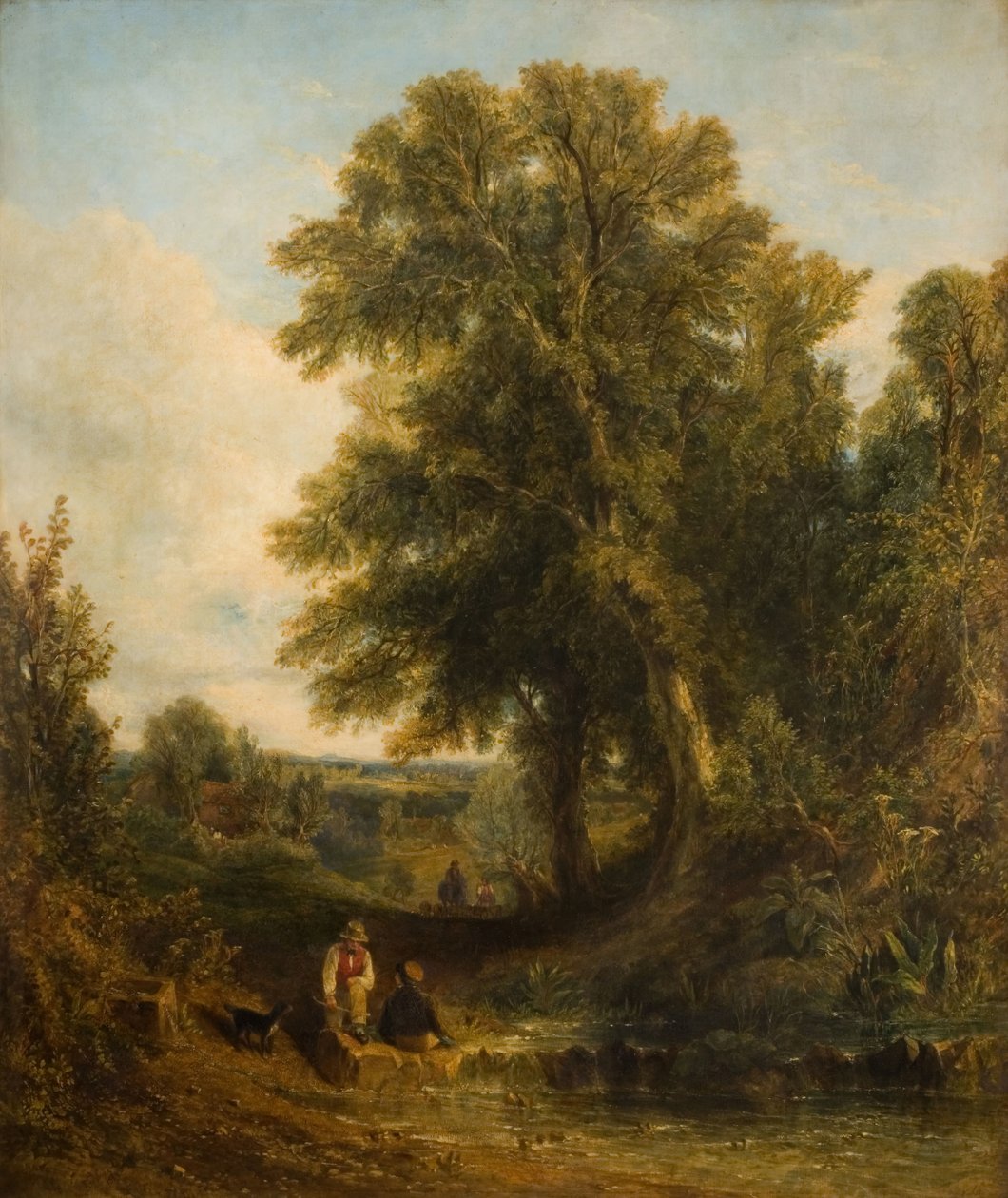 English Landscape by Thomas Creswick