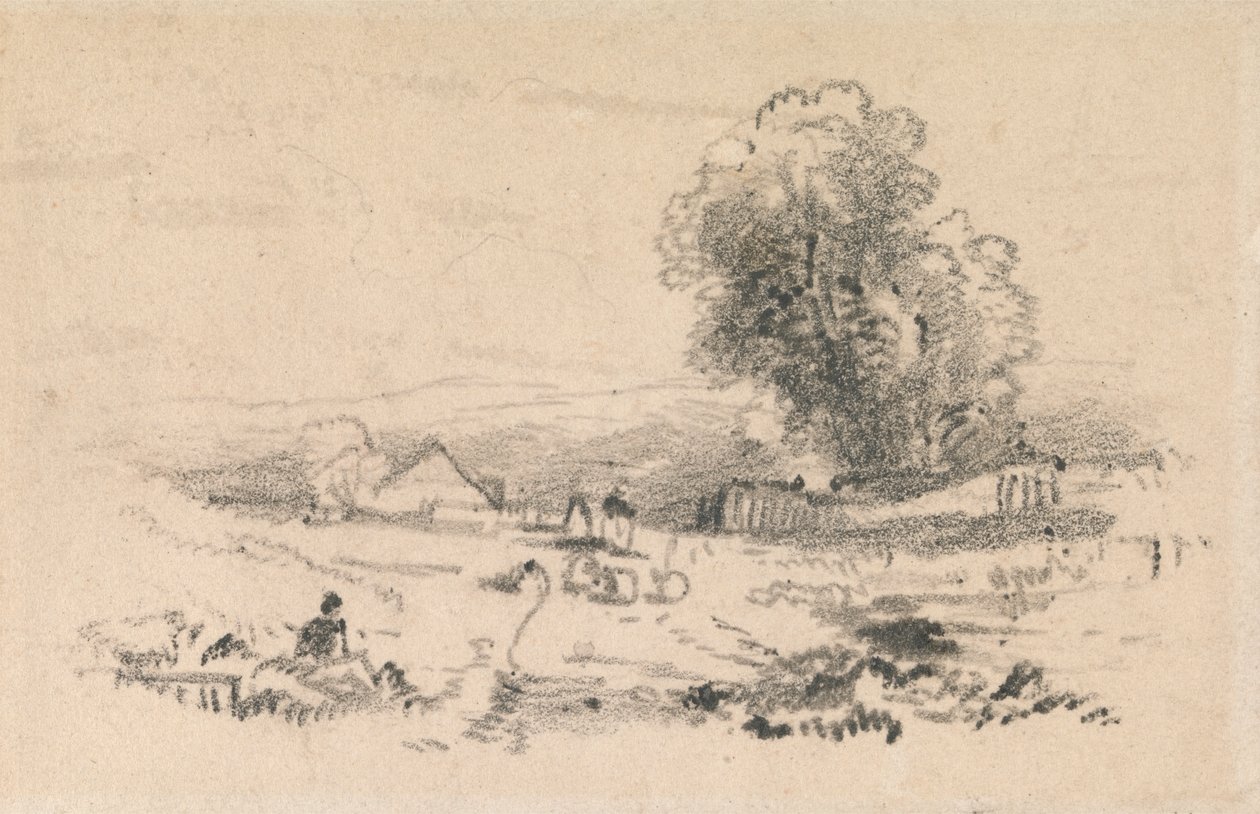 The Road to the Village by Thomas Creswick
