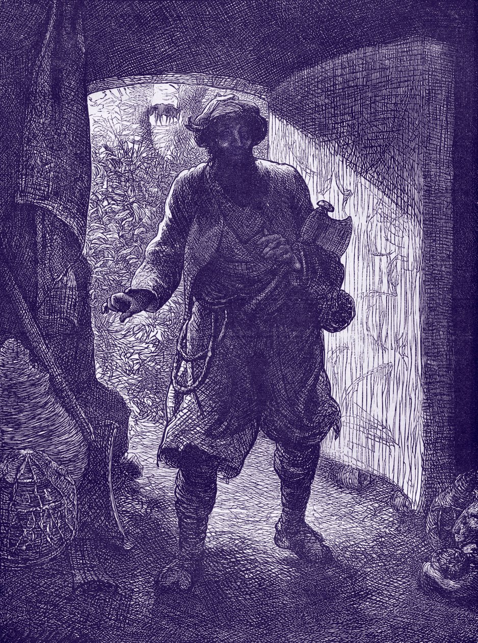 Ali Baba and the Forty Thieves by Thomas Dalziel