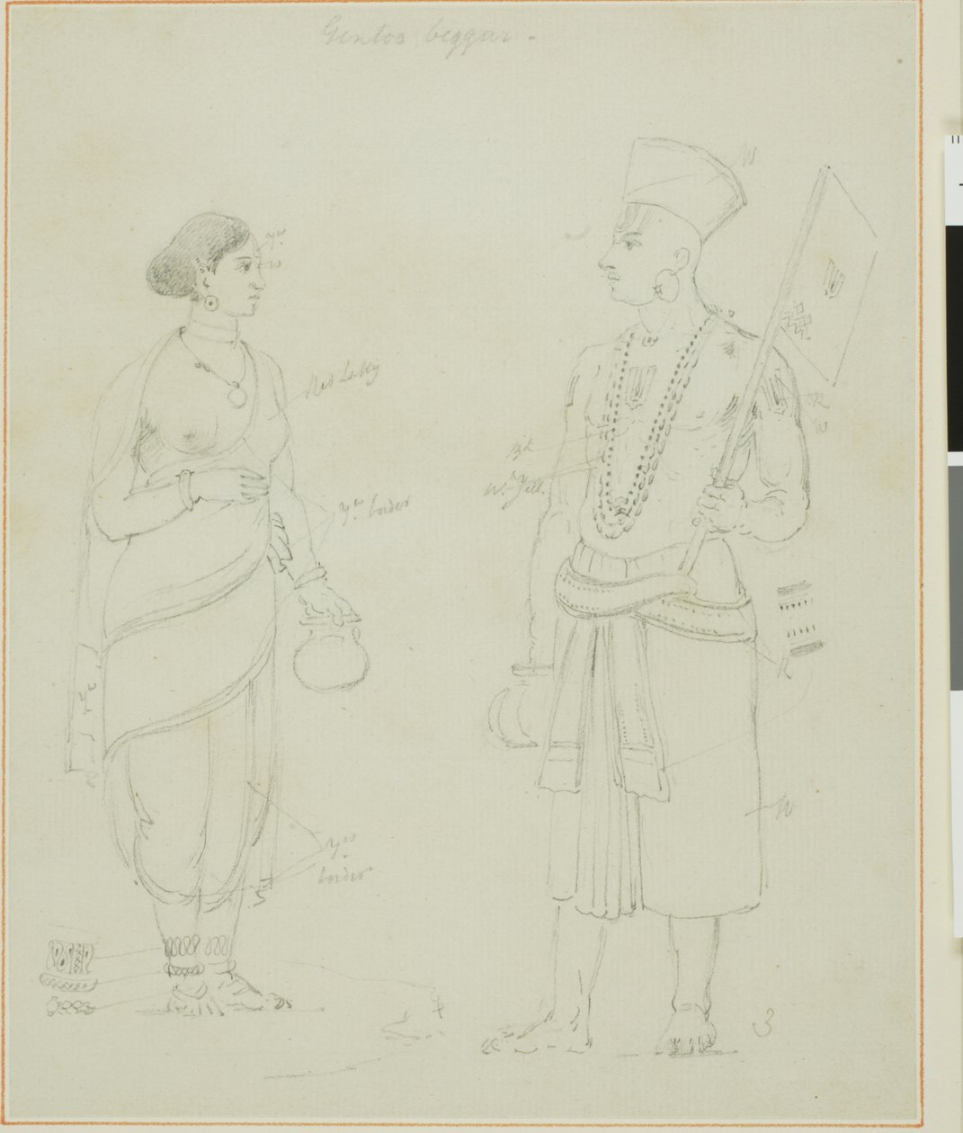 Gintoo Beggars by Thomas Daniell
