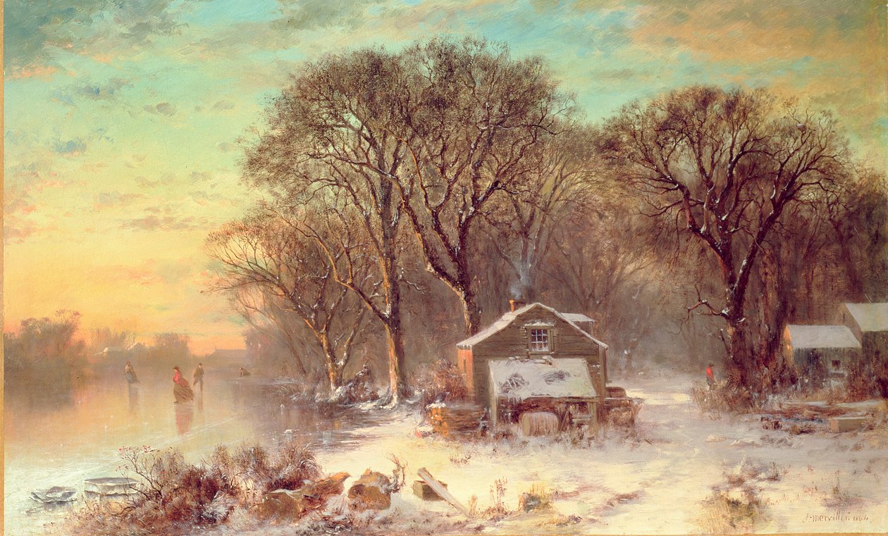 Winter in Malden, Massachusetts, 1864 by Thomas Doughty