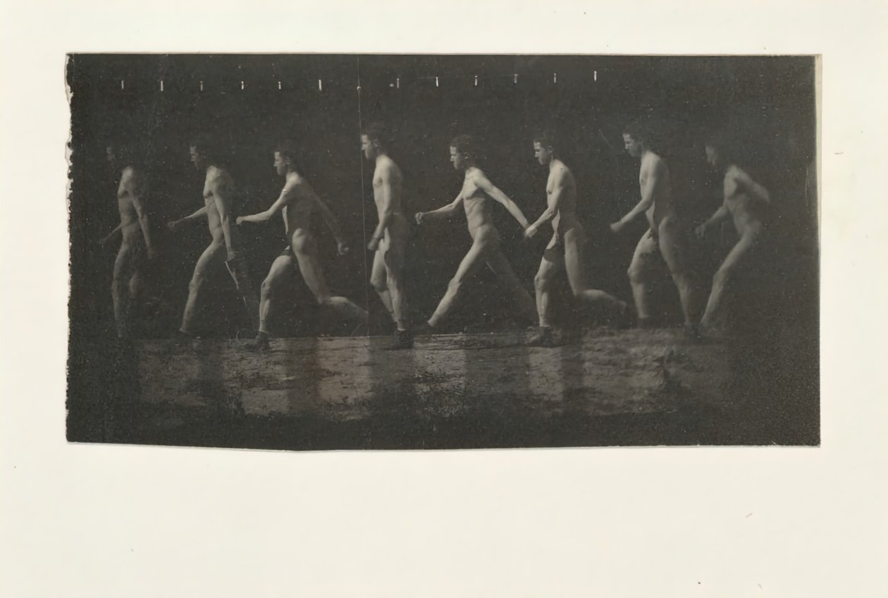 Marey Wheel Photographs of Unidentified Model by Thomas Eakins