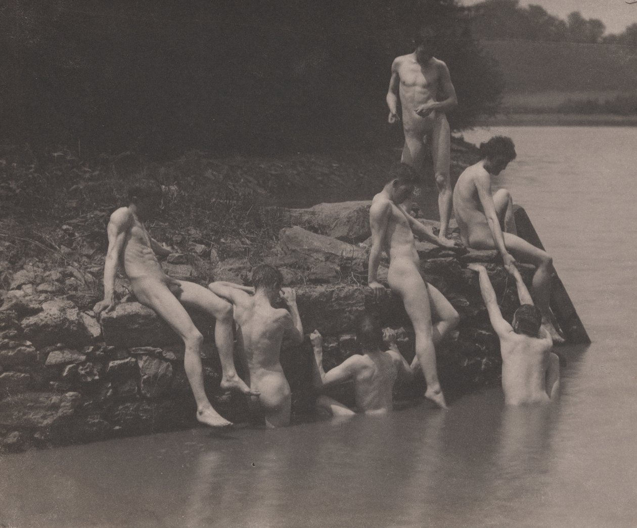 Study for "Swimming" by Thomas Eakins