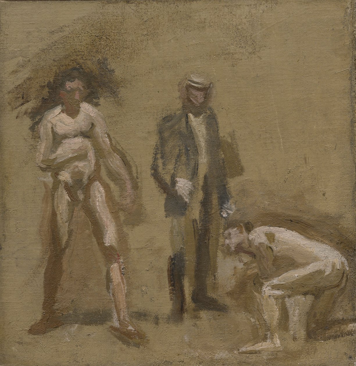 Taking the Count, Study by Thomas Eakins