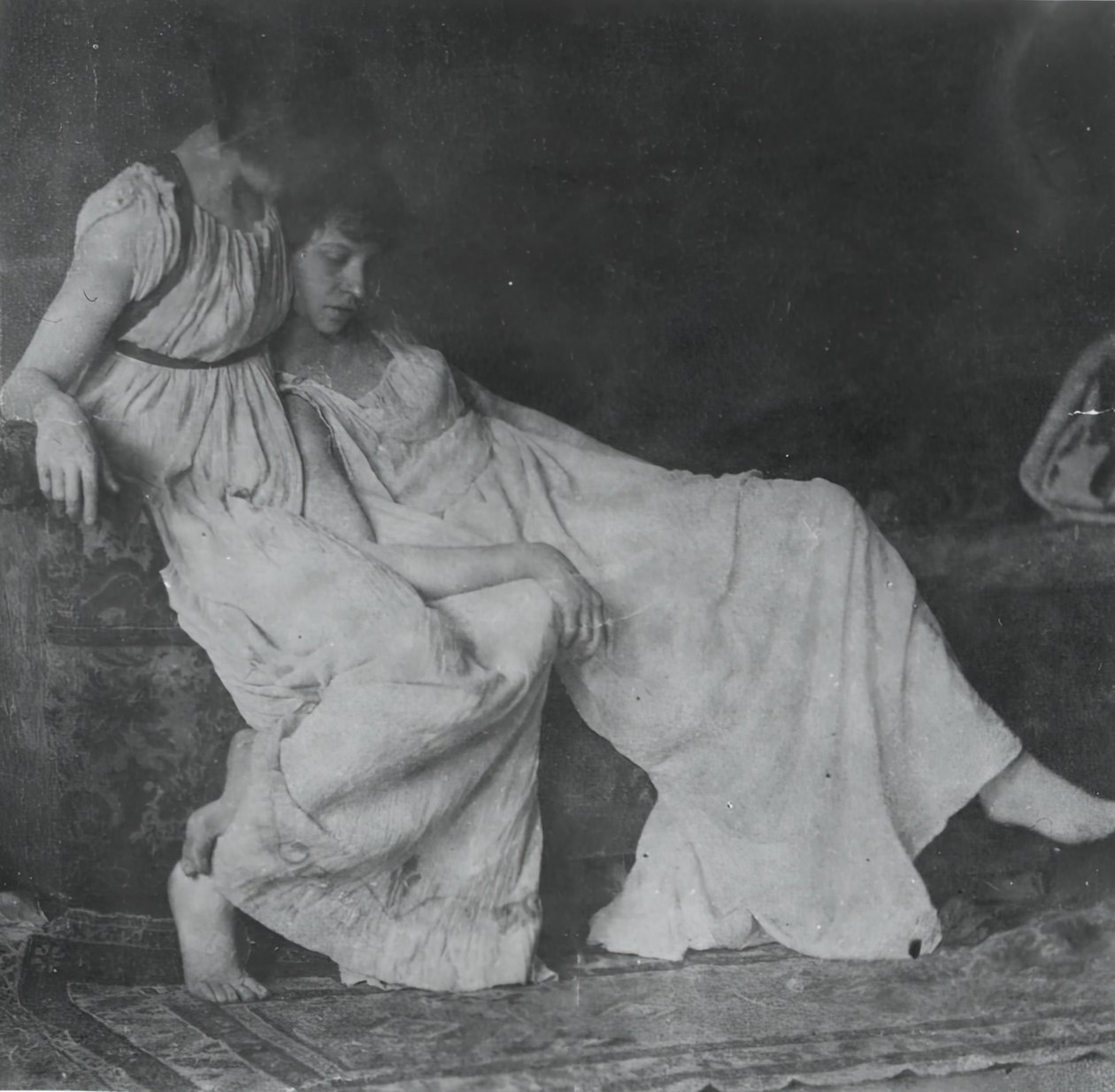 Unidentified Models in Greek Costumes, c. 1883 by Thomas Eakins