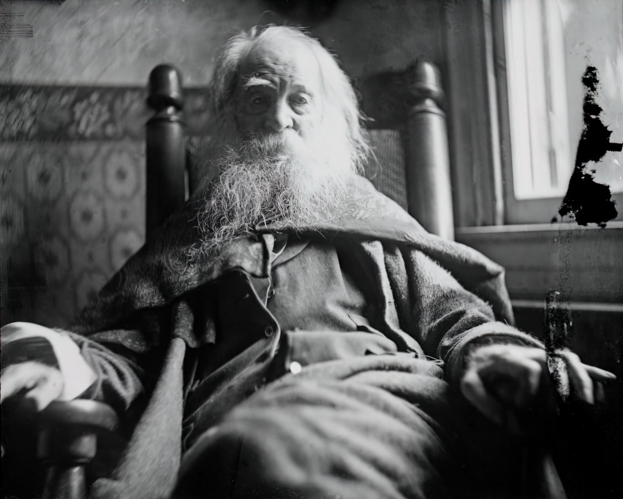 Walt Whitman in Camden, N.J. by Thomas Eakins
