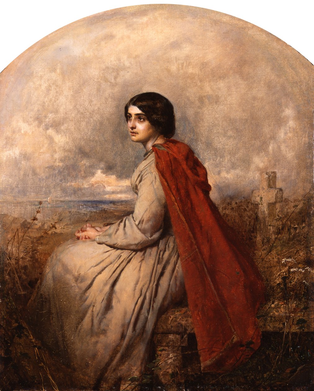 Evangeline by Thomas Faed
