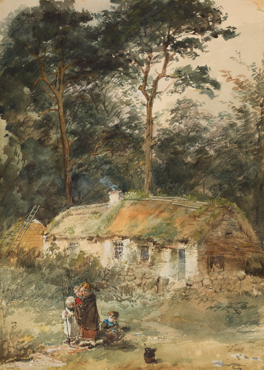 The Home of the Faeds by Thomas Faed