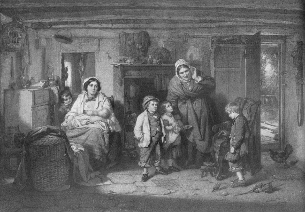 The Mitherless Bairn by Thomas Faed