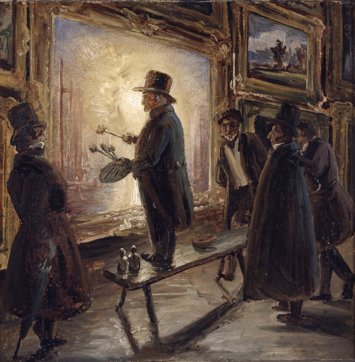 Turner Varnishing by Thomas Fearnley